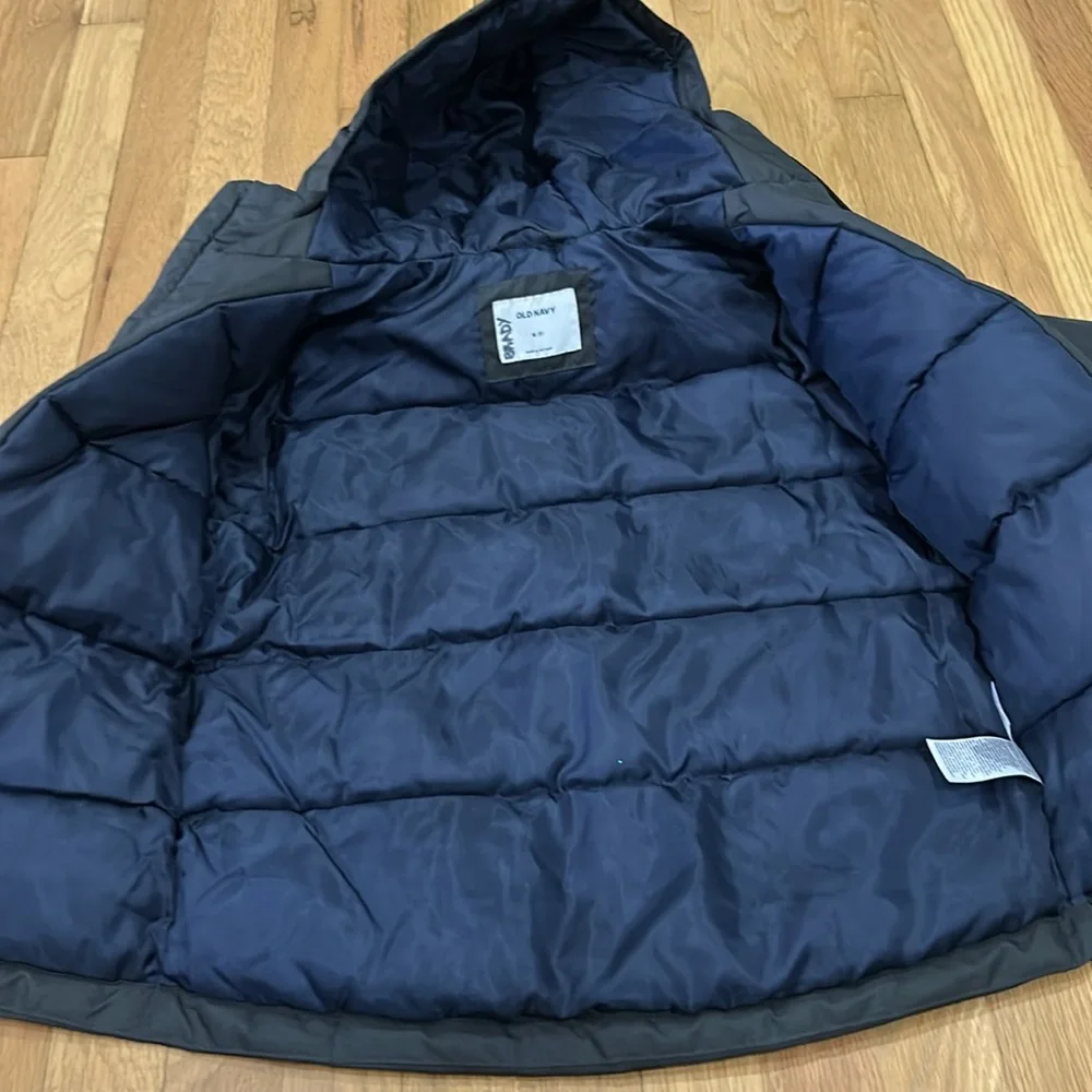 Boys Size M black winter coat from Old Navy